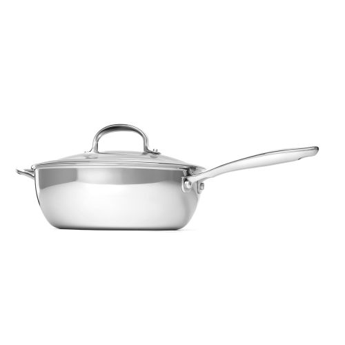 옥소 OXO Good Grips Tri-Ply Stainless Steel Pro 3.5QT Covered Saucepan