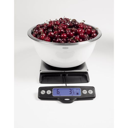 옥소 OXO Good Grips Stainless Steel Food Scale with Pull-Out Display, 11-Pound