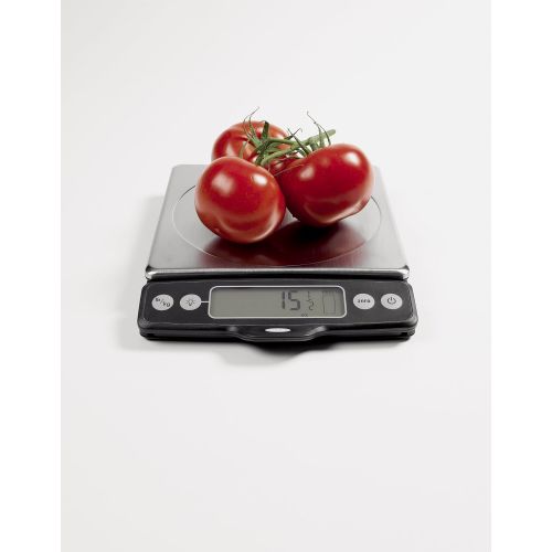 옥소 OXO Good Grips Stainless Steel Food Scale with Pull-Out Display, 11-Pound