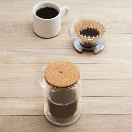  OXO - Good Grips OXO Good Grips Kaffeefilter aus Glas Kaffeefilter-(Pour-Over-) Set, Glas 24 ounce farblos