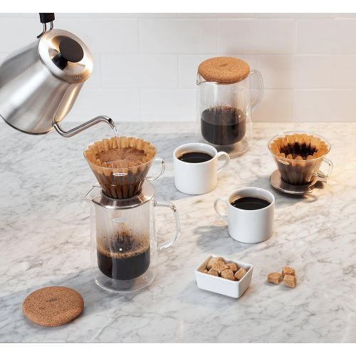  OXO - Good Grips OXO Good Grips Kaffeefilter aus Glas Kaffeefilter-(Pour-Over-) Set, Glas 24 ounce farblos