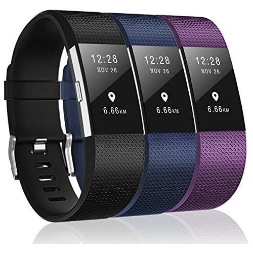  [아마존베스트]OYODSS 3 Pack Bands Compatible with Fitbit Charge 2, Classic & Special Edition Replacement Bands for Fitbit Charge 2, Women Men