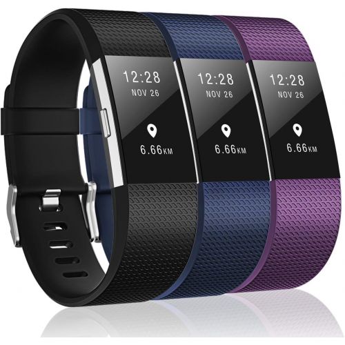  [아마존베스트]OYODSS 3 Pack Bands Compatible with Fitbit Charge 2, Classic & Special Edition Replacement Bands for Fitbit Charge 2, Women Men