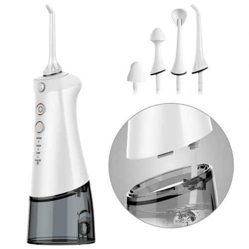  OYUNKEY Water Flosser,Cordless Oral Irrigator with IPX7 Waterproof 5 Jet Tips, 3 Modes Portable Dental Water...