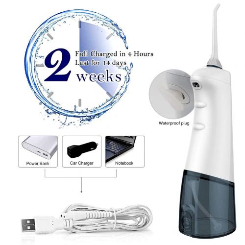  OYUNKEY Water Flosser,Cordless Oral Irrigator with IPX7 Waterproof 5 Jet Tips, 3 Modes Portable Dental Water...