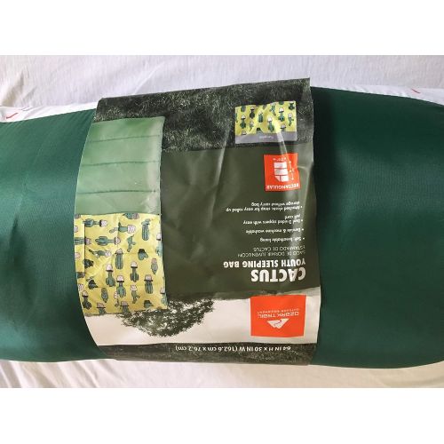 오자크트레일 [아마존베스트]OZARK-Trail Youth Sleeping Bag Camping Indoor Outoor Traveling - Cactus Design