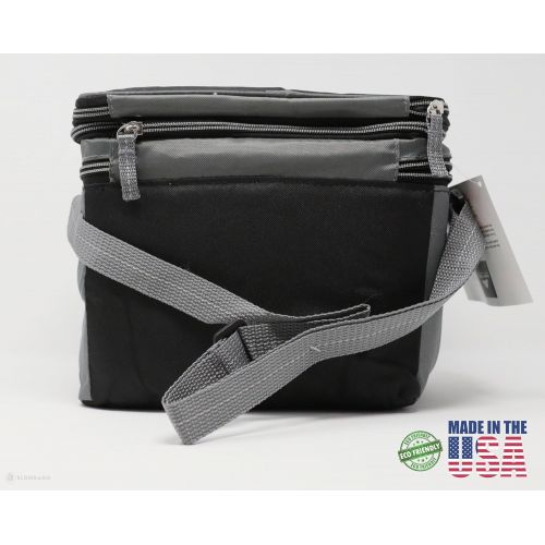  [아마존베스트]OZARK Ozark Trail 6 Can Cooler with Expandable Top (Black)