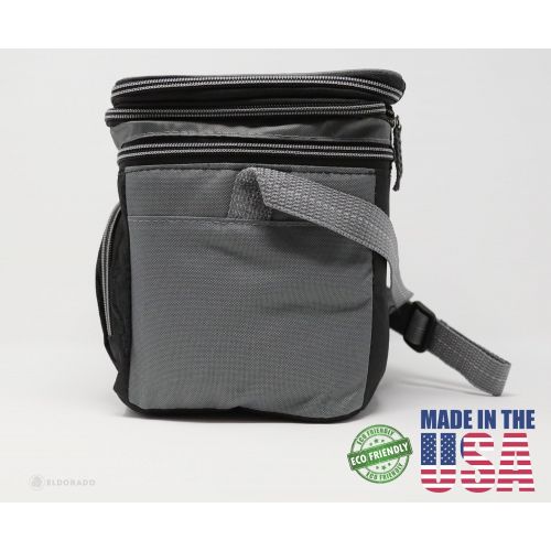  [아마존베스트]OZARK Ozark Trail 6 Can Cooler with Expandable Top (Black)