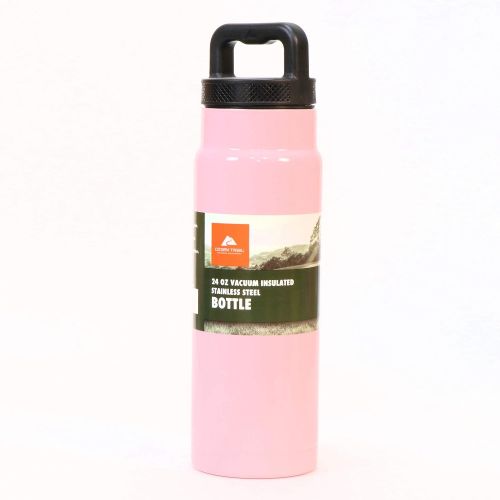 오자크트레일 [아마존베스트]OZARK TRAIL 24 Ounce Double Wall, Stainless Steel, Water Bottle (Pink)