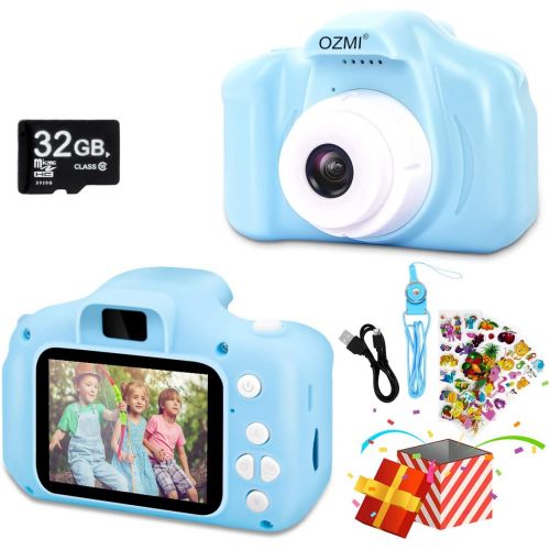  [아마존베스트]OZMI Upgrade Kids Selfie Camera, Christmas Birthday Gifts for Boys Age 3-12, Children Digital Cameras 1080P 2 Inch Toddler, Portable Toy for 3 4 5 6 7 8 9 10 Year Old Boy with 32GB