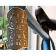 OaiGarage Bike badge hastily Sports Love Riding (aluminum)