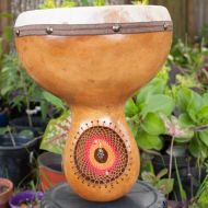 /Oakenfirerhythms Dream Catcher Gourd Decorative Drum