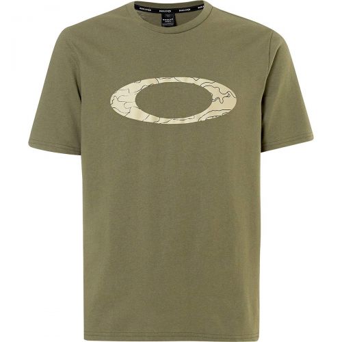 오클리 Oakley Mens Ellpise Line Camo Shirts,Medium,Dark Brush