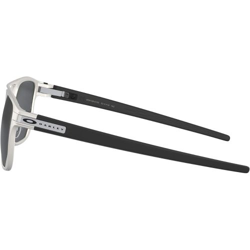 오클리 [아마존베스트]Oakley Mens Latch Alpha Sunglasses,OS,Matte Silver/Black