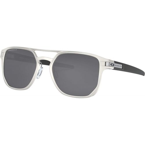 오클리 [아마존베스트]Oakley Mens Latch Alpha Sunglasses,OS,Matte Silver/Black