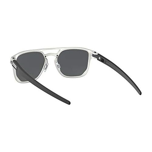 오클리 [아마존베스트]Oakley Mens Latch Alpha Sunglasses,OS,Matte Silver/Black