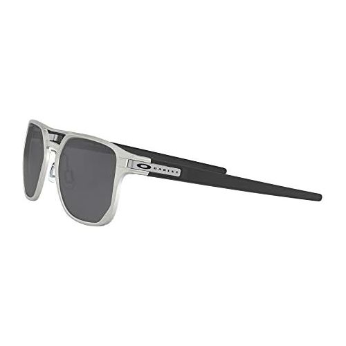 오클리 [아마존베스트]Oakley Mens Latch Alpha Sunglasses,OS,Matte Silver/Black