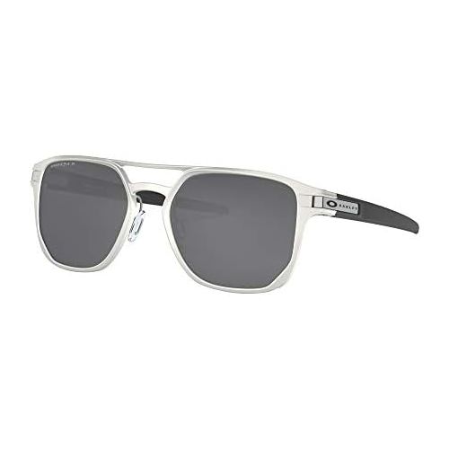 오클리 [아마존베스트]Oakley Mens Latch Alpha Sunglasses,OS,Matte Silver/Black