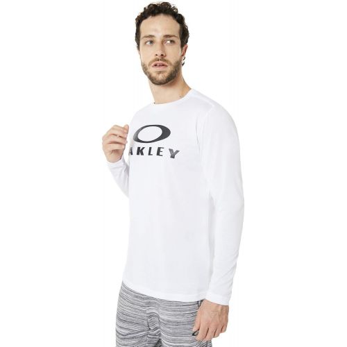 오클리 Oakley Mens Enhance Technical Qd Ls Tee.18.11, Dark Heather Grey, XL