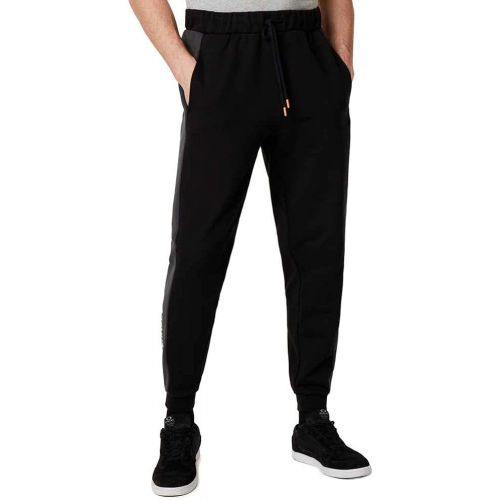 오클리 Oakley Men’s Racing Team Pants - Elastic Waistband - Internal Drawstring - Color-Blocked - Tapered Leg - Men’s Sweatpants