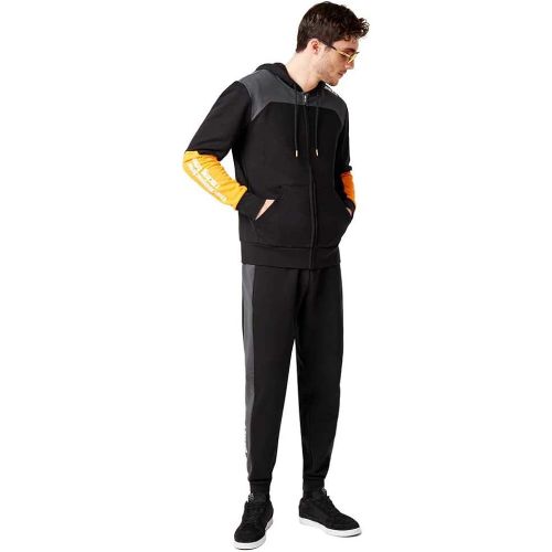 오클리 Oakley Men’s Racing Team Pants - Elastic Waistband - Internal Drawstring - Color-Blocked - Tapered Leg - Men’s Sweatpants