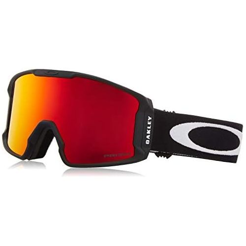 오클리 Oakley Line Miner Snow Goggle, Matte Black, Medium, Prizm Torch Iridium Lens