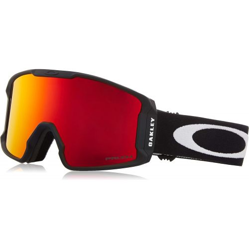 오클리 Oakley Line Miner Snow Goggle, Matte Black, Medium, Prizm Torch Iridium Lens