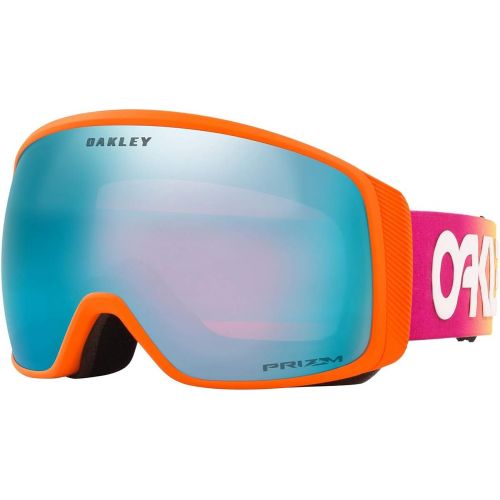 오클리 Oakley Flight Tracker XL Mens Ski Snowboarding Goggles - Torstein Signature ShredBot Fade/Prizm Sapphire Iridium/One Size