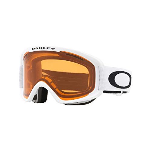 오클리 Oakley O Frame 2.0 Snow Goggle, Matte White, Medium, Persimmon Lens