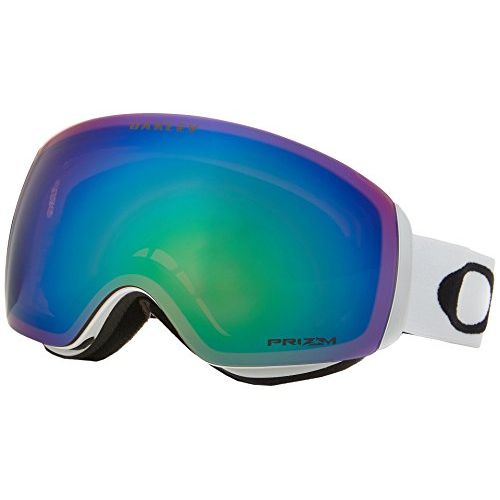 오클리 Oakley Flight Deck XM Prizm Snow Goggles Matte White with Prizm Jade Lens