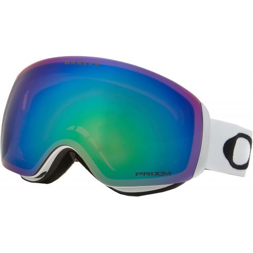 오클리 Oakley Flight Deck XM Prizm Snow Goggles Matte White with Prizm Jade Lens