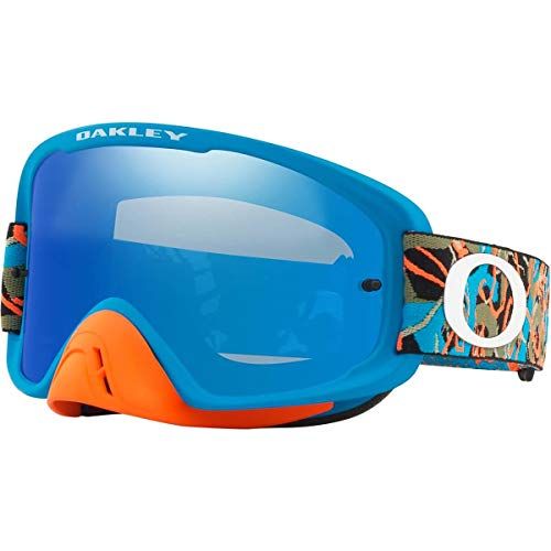 오클리 Oakley O2 MX Goggles (CAMO Vine Jungle Blue/Orange/ICE Iridium)