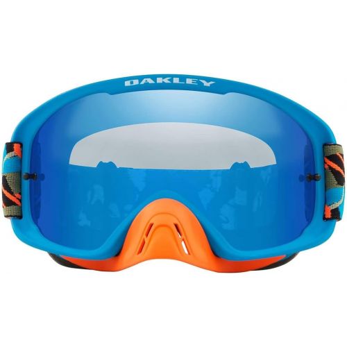 오클리 Oakley O2 MX Goggles (CAMO Vine Jungle Blue/Orange/ICE Iridium)