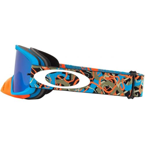 오클리 Oakley O2 MX Goggles (CAMO Vine Jungle Blue/Orange/ICE Iridium)