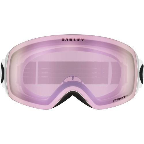 오클리 Oakley Flight Deck XM Snow Goggle (Matte White Frame/Prizm HI Pink Iridium Lens) with Lens Cleaning Kit