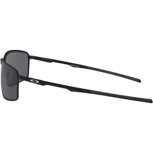 오클리 Oakley Mens Conductor 8 OO4107-01 Rectangular Sunglasses