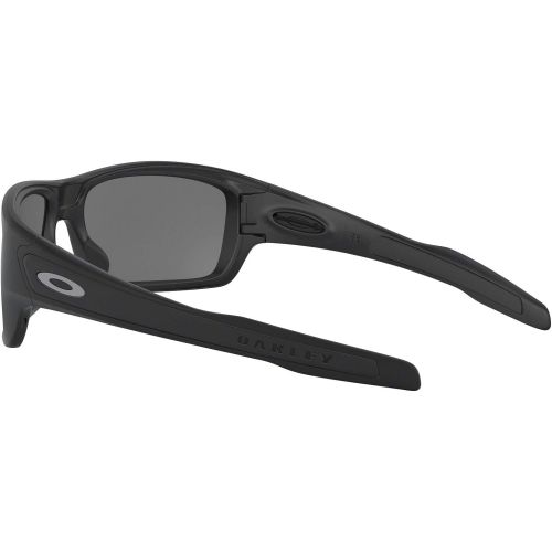 오클리 Oakley Mens Turbine OO9263-05 Iridium Rectangular Sunglasses