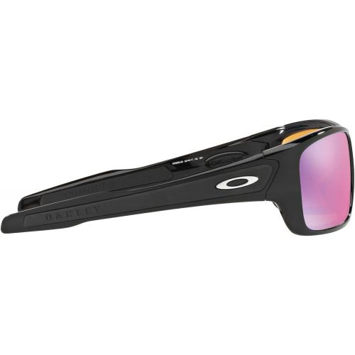 오클리 Oakley Mens Turbine OO9263-05 Iridium Rectangular Sunglasses