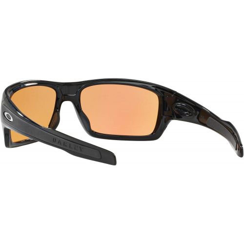 오클리 Oakley Mens Turbine OO9263-05 Iridium Rectangular Sunglasses