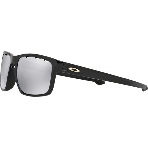 오클리 Oakley Mens Sliver OO9262 Non-Polarized Iridium Square Sunglasses