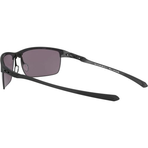 오클리 Oakley Mens Carbon Blade OO9174-07 Polarized Rectangular Sunglasses