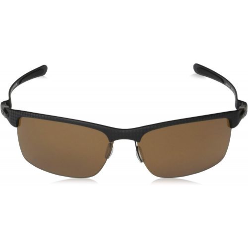 오클리 Oakley Mens Carbon Blade OO9174-07 Polarized Rectangular Sunglasses