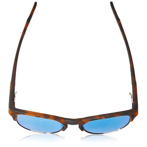 오클리 Oakley Mens Latch Key Polarized Iridium Round Sunglasses, Matte Brown Tortoise, 52.0 mm