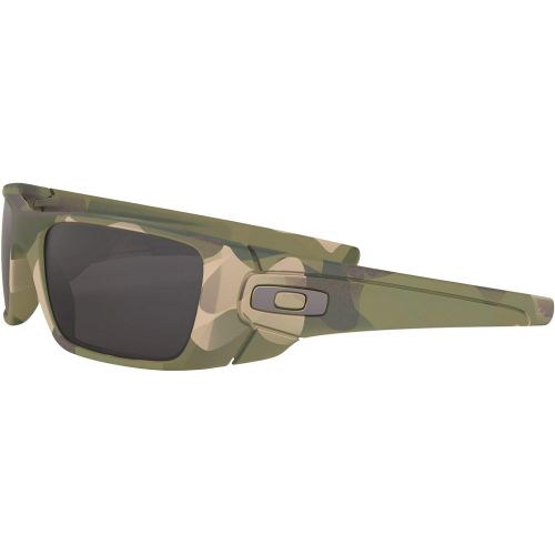 오클리 Oakley Mens Fuel Cell Non-Polarized Iridium Rectangular Sunglasses, Dissolve Bare Camo, 60.0 mm