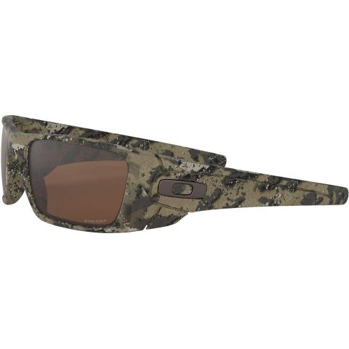 오클리 Oakley Mens Fuel Cell Non-Polarized Iridium Rectangular Sunglasses, Dissolve Bare Camo, 60.0 mm