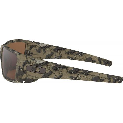 오클리 Oakley Mens Fuel Cell Non-Polarized Iridium Rectangular Sunglasses, Dissolve Bare Camo, 60.0 mm