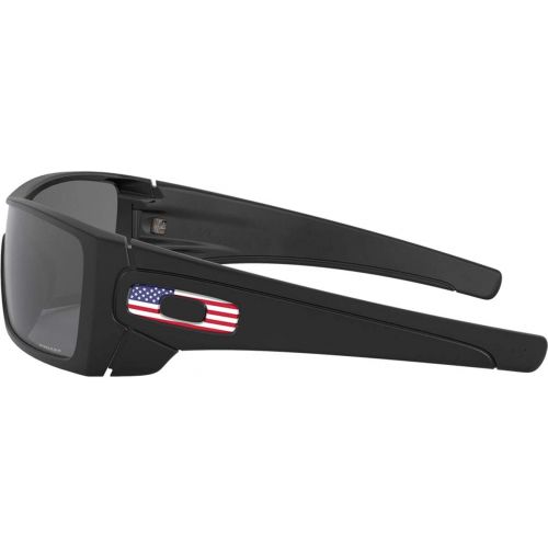 오클리 Oakley SI Batwolf Matte Black USA Flag Frame Prizm Black Lens OO9101-5927