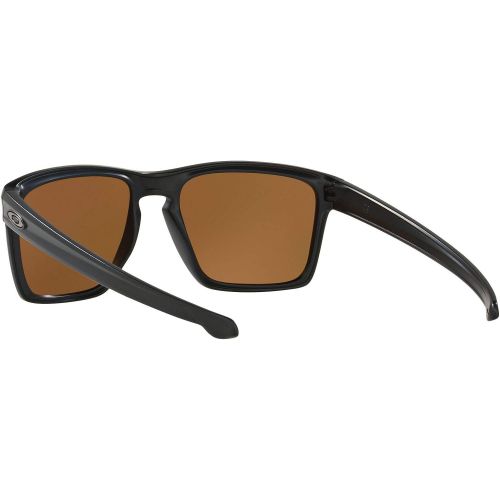 오클리 Oakley Mens Sliver Xl Non-Polarized Iridium Rectangular Sunglasses, Ruby Fade, 57 mm