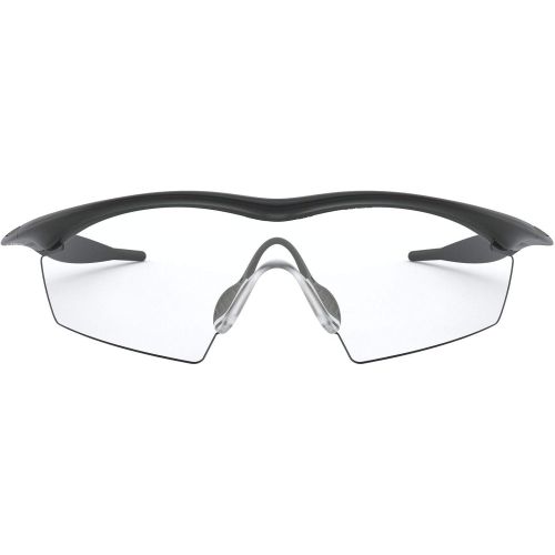 오클리 Oakley Mens Ballistic M Frame Strike Rectangular Sunglasses, Black, 0 mm