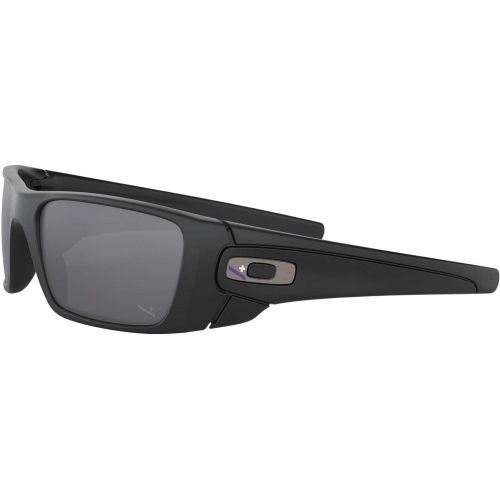 오클리 Oakley Mens Fuel Cell Non-Polarized Iridium Rectangular Sunglasses, Blue Black, 60 mm